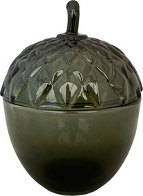 Tároló Befőttesüveg Makk Cukorka Kávé Snack Élelmiszer Zöld Üveg