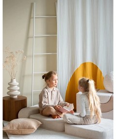 Krémszínű kordbársony gyerek fotel Flip – Wigiwama