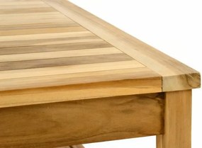 DIVERO Kerti bútor készlet 135 cm tíkfa