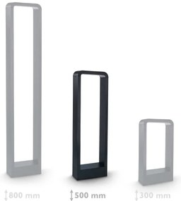 Brilagi - LED Kültéri lámpa BARI LED/7W/230V 3000/4000/6000K IP54 50 cm