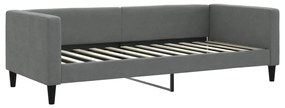 sötétszürke kihúzható szövetheverő fiókokkal 100 x 200 cm