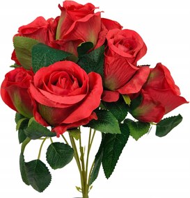 Vörös rózsa csokor x7 42 cm, Hortens