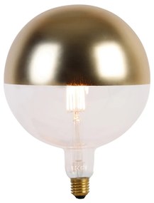 E27 szabályozható LED lámpa G200 felső tükör arany 6W 360 lm 1800K