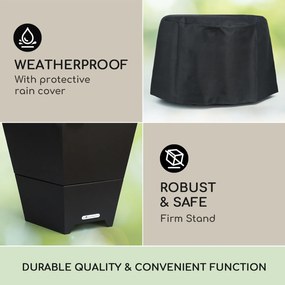 Blumfeldt Hekla 2 az 1-ben, tűzhely, Ø 60 cm, víz- és fagyálló, grill-lap, grillrács