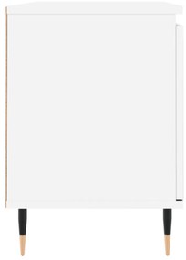 fehér szerelt fa TV-szekrény 104 x 35 x 50 cm