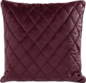 Dekoratív párnahuzat VELVET-28 50x50 Eurofirany bordó