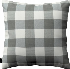 Dekoria párnahuzat szürke-fehér kockás 43x43