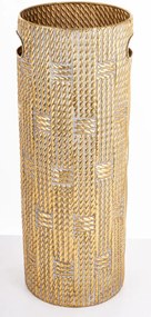 Derby design Esernyőtartó, arany fém, 55x20x20cm