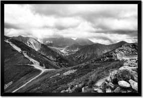 Poszterek keretben 60x40 Tátra Lengyel hegyek Kilátás