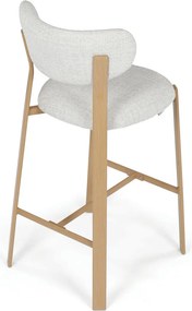AUB-L3125 OAK fehér szövet bárszék