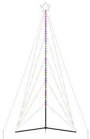 színes LED karácsonyfa 615 LED 404,5 cm