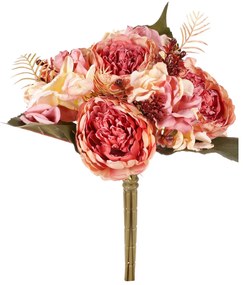 Bazsarózsa csokor, régi rózsaszín, 20 x 26 cm