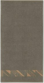 Törölköző 50x90 bézs sötét 420 g/m2