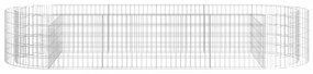 horganyzott vas gabion magaságyás 300x100x50 cm