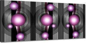 Festmények 210x100 Lila absztrakt