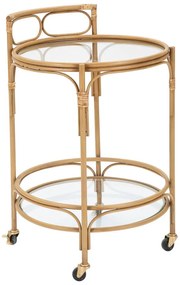 Fém gurulós zsúrkocsi ø 51 cm Panama – Mauro Ferretti