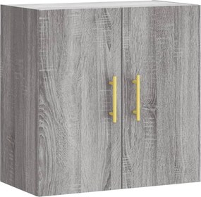 vidaXL szürke sonoma színű szerelt fa faliszekrény 60 x 31 x 60 cm