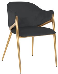 NT Gwen Antracit minőségi, exkluzív, kárpitozott szék
