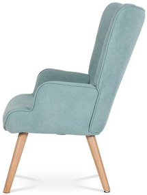 Kék Szövet U‑Fotel. AK-302 BLUE2