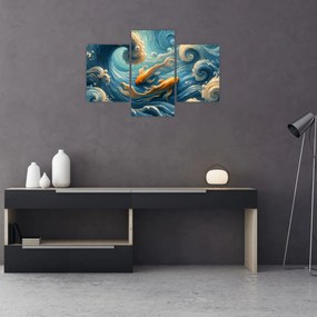 Kép - Aranyhalak (90x60 cm)