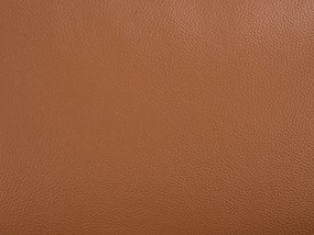 Kifinomult Aranybarna Bőr Kanapé NARWIK Beliani