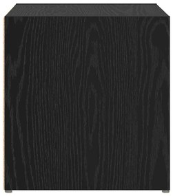 TV szekrény 2 pcs Fekete 37 x 35 x 37 cm Faanyag