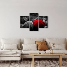 A nyitott napernyők képe (90x60 cm)