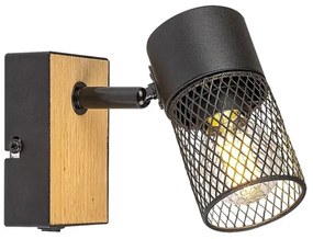 Rabalux 71151 - Fali spotlámpa METTA 1xE14/40W/230V tölgy