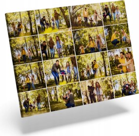 Fotó-vászonkép Az Ön fotója 70x50 Kollázs Varázsló Minták 16 Fotó