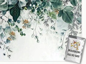 Fotótapéta Levelek Lógó Zöld Hálószoba Nappali Tapéta Flizelina 150x105