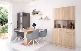 Hatajtós szekrény, sonoma tölgy, PELION NEW