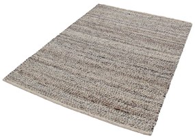 Vastag gyapjú szőnyeg Rustic 132x188 kézi és gépi szövésű gyapjú szőnyeg