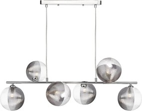Dar Lighting Spiral SPI6450-19 Függőlámpa 6x40w/g9 ip20