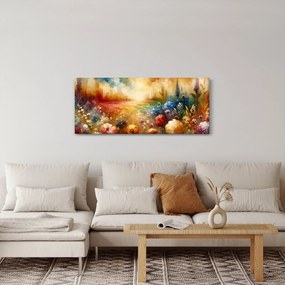 Kép - Színes rét (120x50 cm)