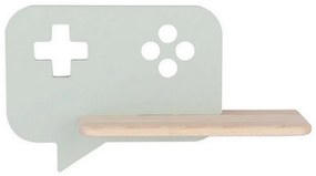 LED gyerekszoba fali lámpa polccal CONSOLE LED/5W/230V zöld