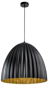 Csillár zsinóron TELMA 1xE27/60W/230V átm. 70 cm fekete/arany