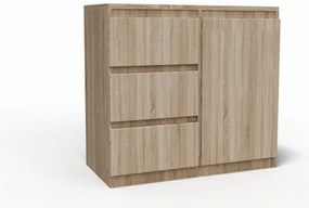 Washington 3S1F Komód Sonoma