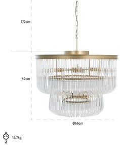 King Home ROMY -HL-0139 Függőlámpa 8x40W/E14 IP20