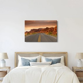 Út a hegyekben képe (90x60 cm)