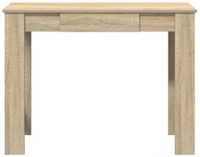 sonoma tölgy színű szerelt fa íróasztal 100x45x75 cm