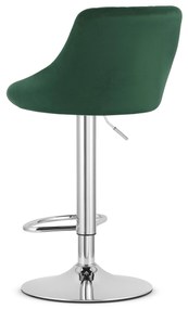 Zöld bárszék KAST VELVET