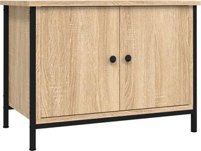 vidaXL sonoma tölgyfa ajtós TV-szekrény 60 x 35 x 45 cm redőzött fa