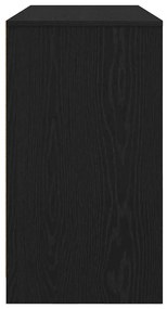 fekete tölgy forgácslap íróasztal 120x42x76 cm
