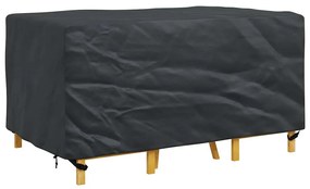 Kültéri bútorhuzat Fekete 150 x 90 x 75 cm 210D