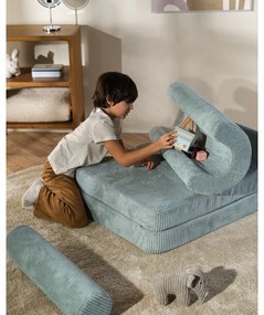 Mentazöld kordbársony gyerek fotel Flipster – Wigiwama