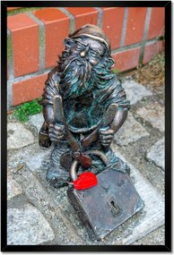 Poszterek keretben 40x60 Gáz törpe Boroszló