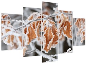 Kép - Fagyott levelek (150x105 cm)