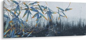 Kép - bambusz a falon (120x50 cm)