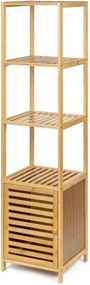 Natúr színű bambusz fürdőszobai polcos állvány 35x140 cm Auren – Bonami Essentials