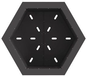 Tűzrakó Fekete 58 x 58 x 51 cm Acél